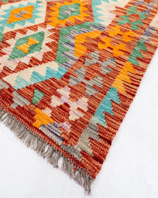 Kilim Afgana/o Mediana/o KAB57 - Imagen 3