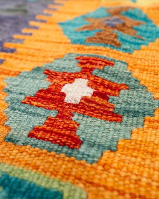 Kilim Afgana/o Mediana/o KAB43 - Imagen 4