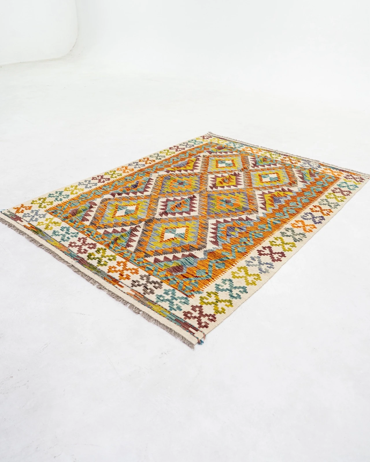 Kilim Afgana/o Mediana/o WAS77 - Imagen 2