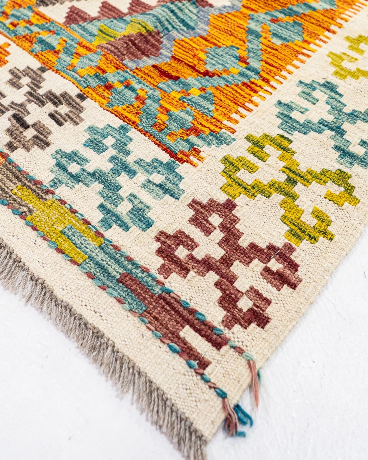 Kilim Afgana/o Mediana/o WAS77 - Imagen 3