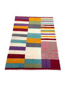 Alfombra artesanal Kilim Afgana,o, Mediano,a SIM20 - Nomadas Design Ecuador